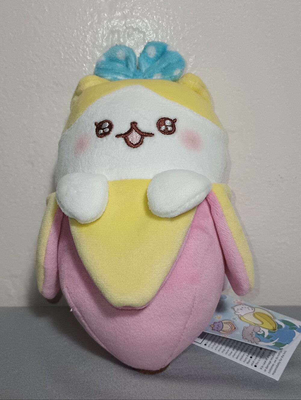 Fukuya Bananya Around The World Droopy-Earned Bananya Mini Plush